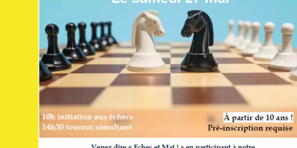 Découverte du jeu d’échecs avec le club d’Ecouen