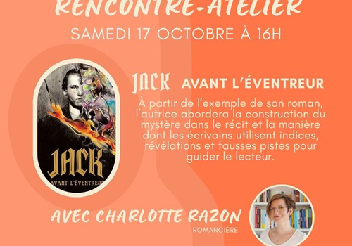 Charlotte Razon - romancière - Jack avant l'éventreur