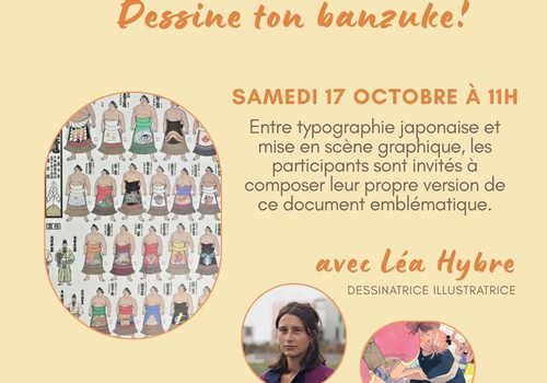 Léa Hybre  - romancière et illustratrice - Dessine ton banzuke !