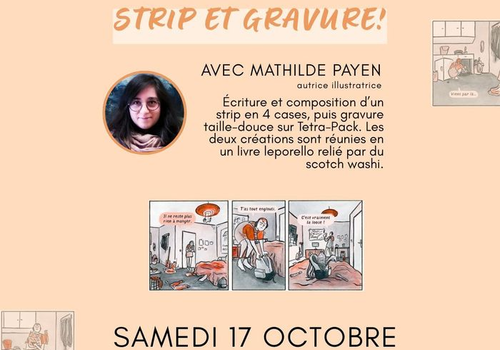 Mathilde Payen - autrice illustratice - Strip et gravure
