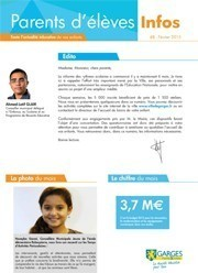 Parents d'élèves Infos  février 2015