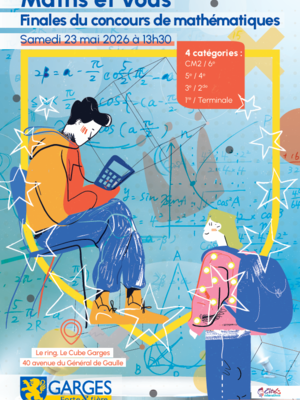 Affiche finales du concours de maths